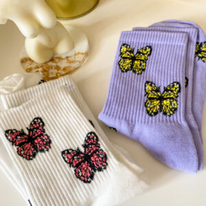 Socks butterfly